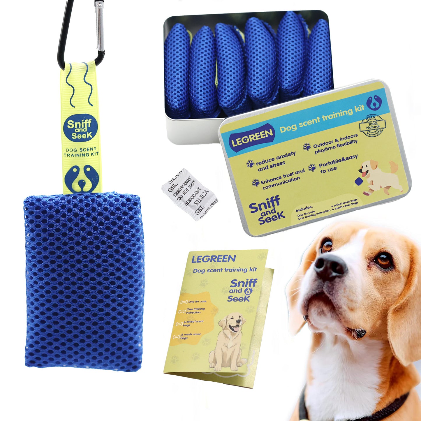 Dog Game Pack: Dog Homework Scent Training Fragrance Work Kit