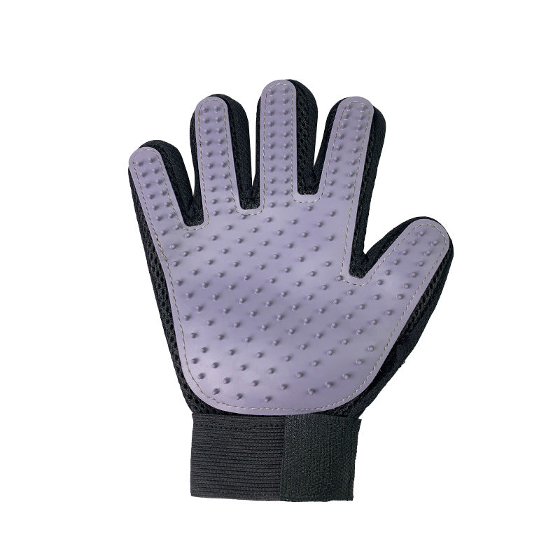 Pet hair removal gloves