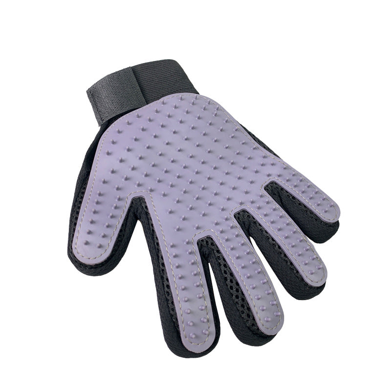 Pet hair removal gloves