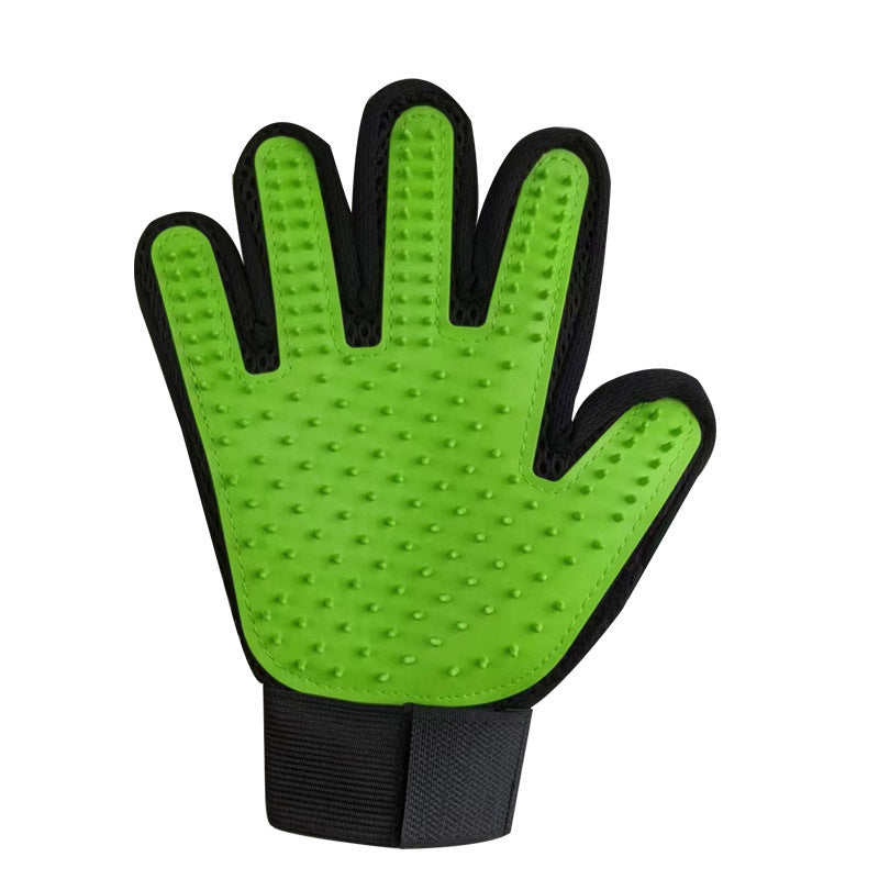 Pet hair removal gloves