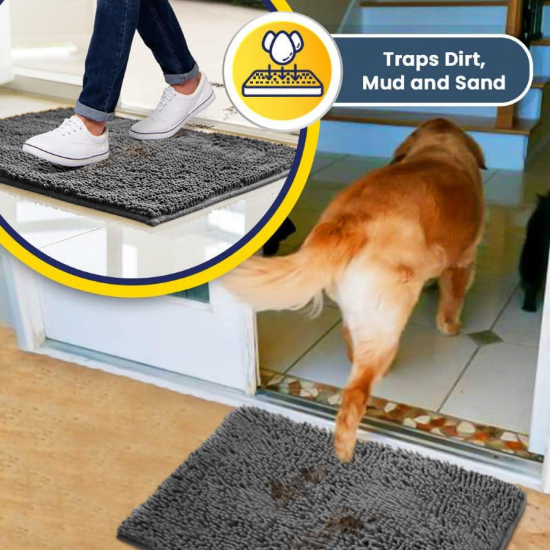 Chenier plush thickened anti-slip dog foot mat, pet mat, warm cat sleeping mat