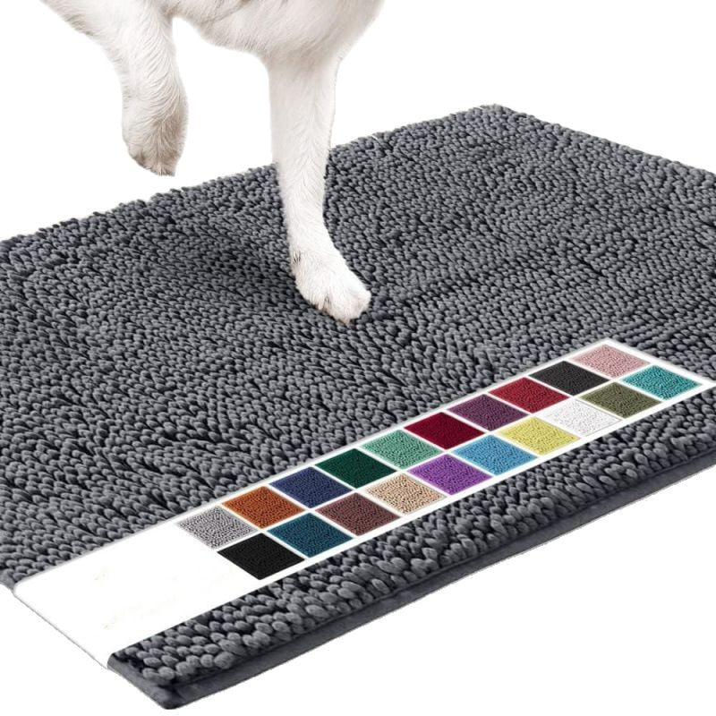 Chenier plush thickened anti-slip dog foot mat, pet mat, warm cat sleeping mat