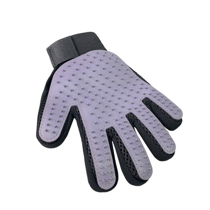 Pet hair removal gloves