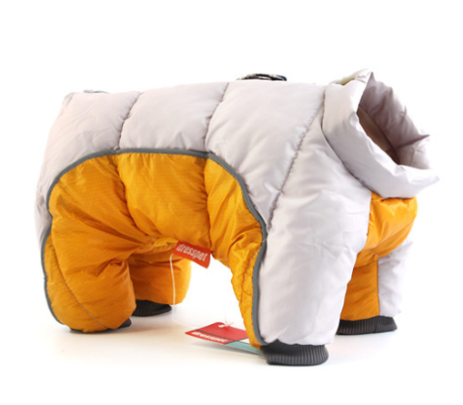 Teddy dog clothes autumn and winter clothes down cotton clothes thicker than bear Schnauzer small dog four feet waterproof and warm